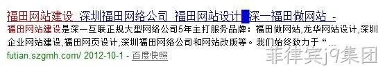福田网站建设